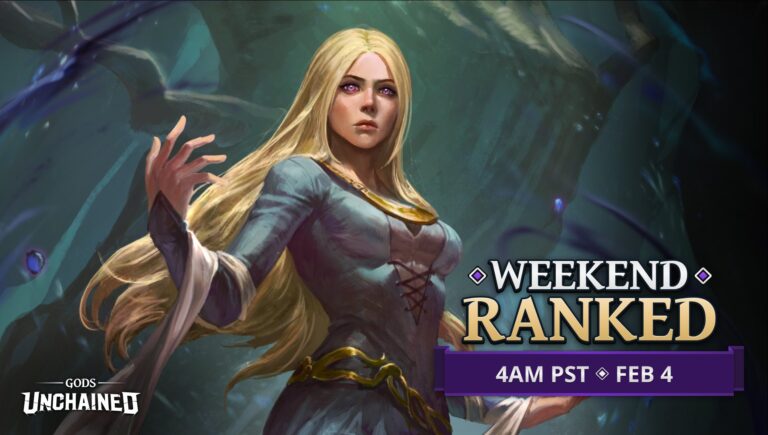 Gods Unchained actualiza el juego de fin de semana para ganar recompensas